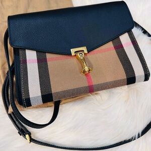 Authentic And in Excellent Condition Burberry House Check Macken Crossbody Bag
